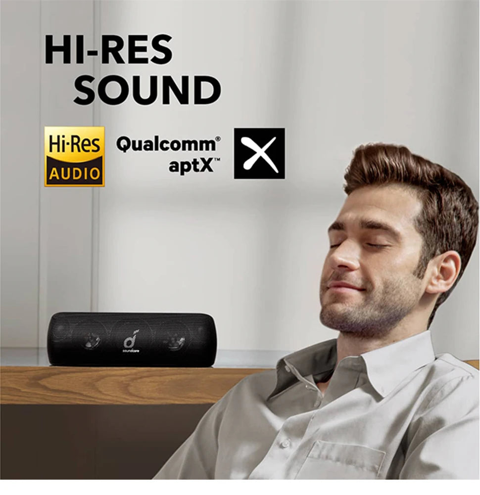 Anker Soundcore Motion+ Bluetooth Speaker with Hi-Res 30W Audio Bluetooth Speakers Portable Speaker Sound Box