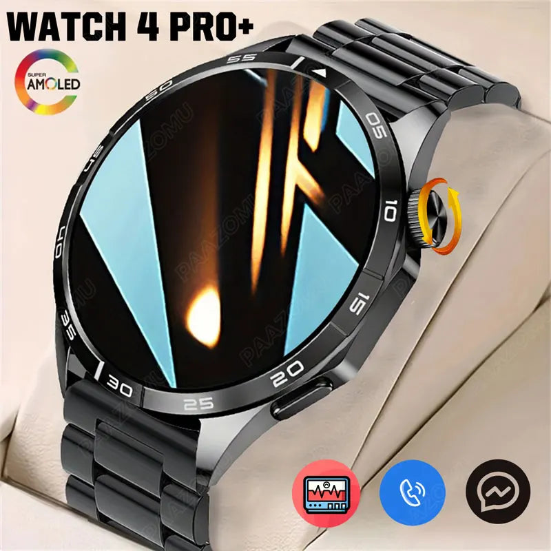 2025 New For Huawei Smart Watch Men Watch 4 Pro+ 1.50 Inch HD Screen Bluetooth Call Health Monitoring Smartwatch New Watch 4