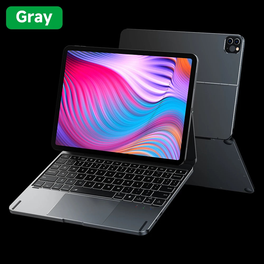 GOOJODOQ Magic Keyboard for  iPad Air 6 11 2024 Air4 Air 5  for iPad Pro 11 Inch 4th/3rd/2nd/1st Gen Full Aluminum Keyboard