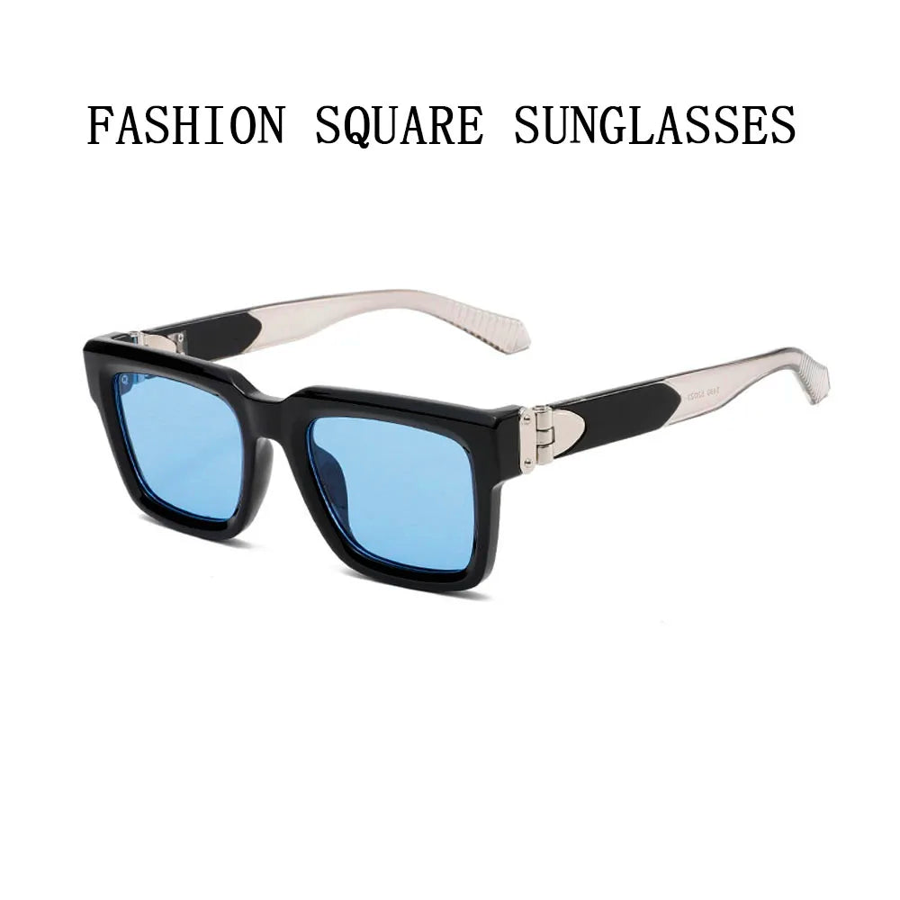 Millionaire Square Sunglass Men Vintage Luxury Sunglasses 2025 Trendy Fashion Glasses Gafas De Sol Hombre Lunette Soleil Femme