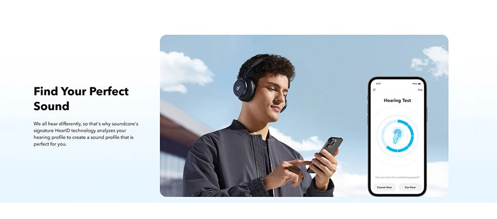 Soundcore by Anker Space One Active Noise Cancelling Headphones Wireless Bluetooth Headphones Wireless Bluetooth Headset