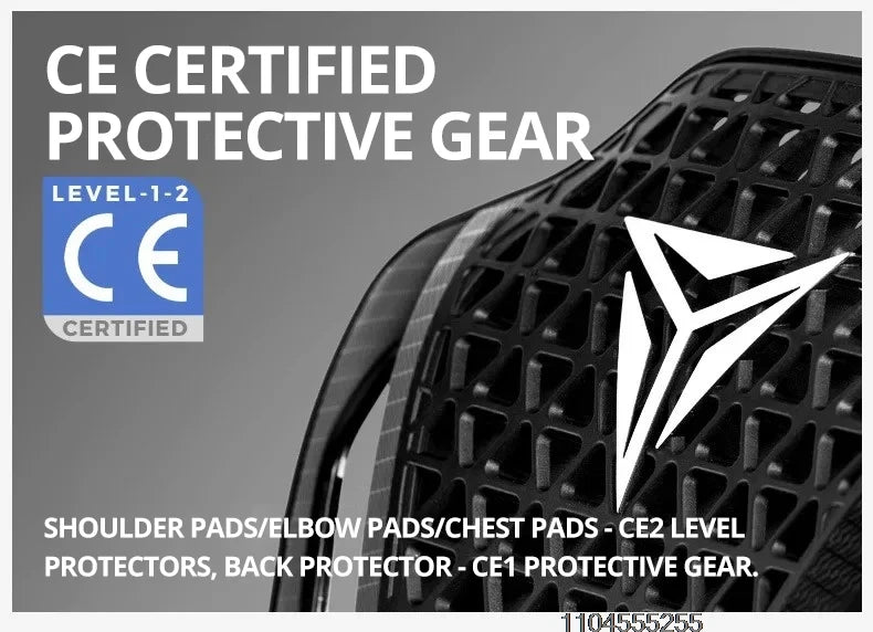 Motorcycle Body Armor CE Approved Women Men's Turtle Motorcycle Jacket Motocross Racing Jacket Motorcyclist Protection Gears