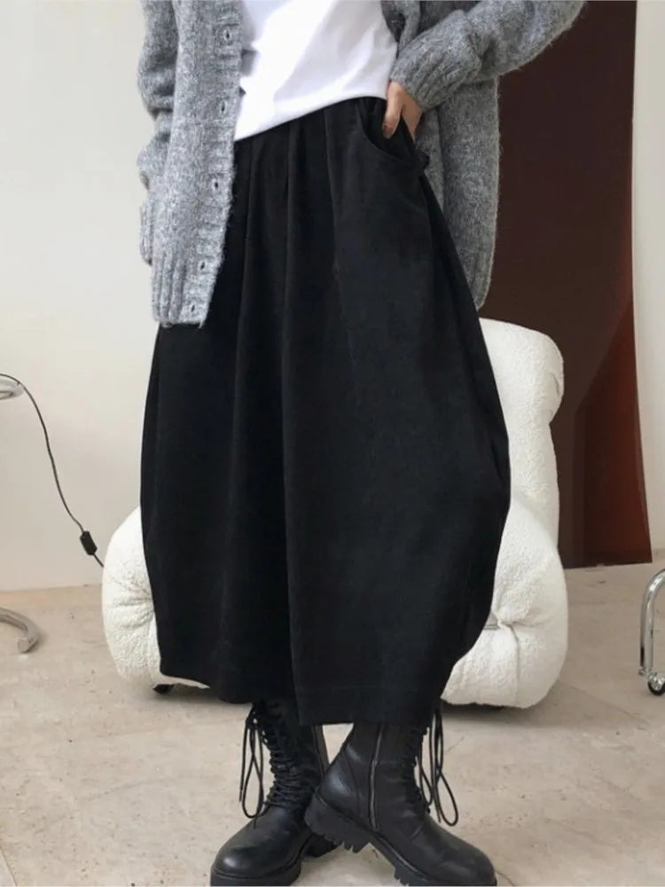 Autumn Harem Long Pant Women Loose Wide Leg Fashion Pleated Ladies Trousers High Waist Casual Woman Pants 2023 Pantalon Mujer