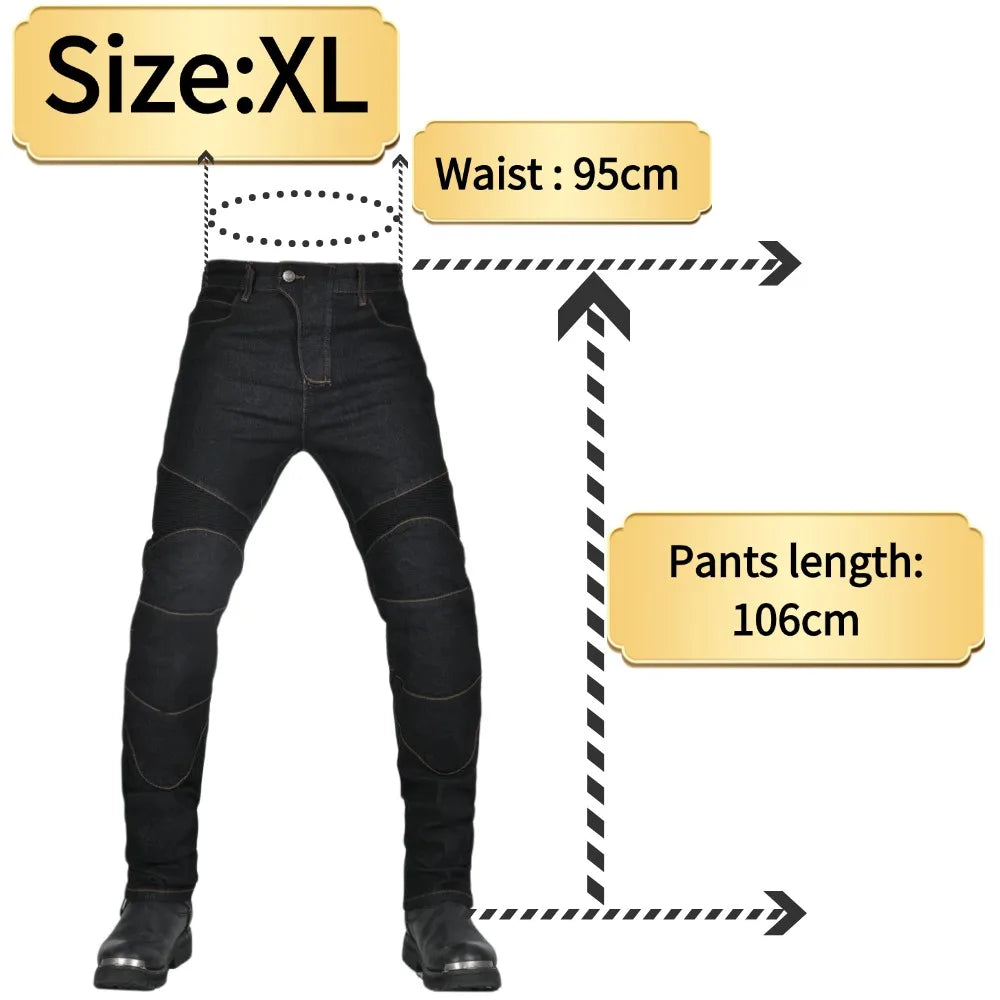 Motorcycle Pants Men Moto Jeans Protective Gear Riding Touring Motorbike Trousers Motocross Pants Pantalon Moto Pants