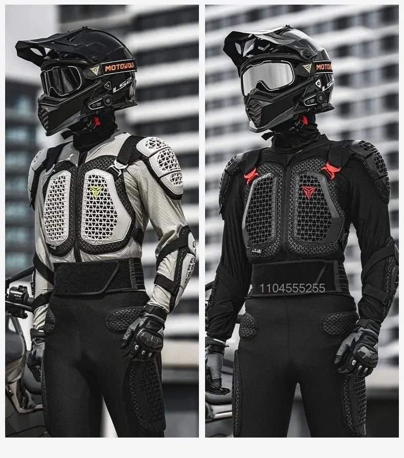Motorcycle Body Armor CE Approved Women Men's Turtle Motorcycle Jacket Motocross Racing Jacket Motorcyclist Protection Gears