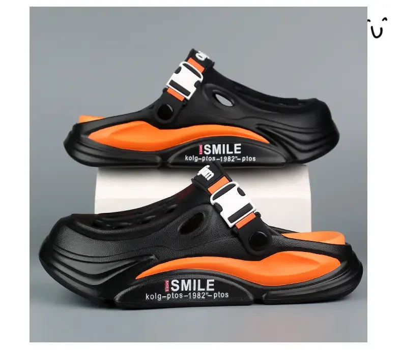 Male Sandals Casual Shoes Outdoor Beach Sandals Women Soft Clogs Garden Bottom Indoor Summer Flip Flops Men Massage Slippers