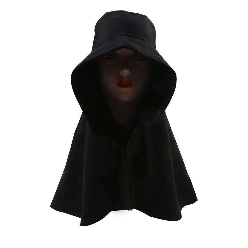 Women Hat Full Face Sun UV Protection Hats Summer Large Brim Shawl Neck Integrated Traveling Outdoors Beach Fisherman Hats