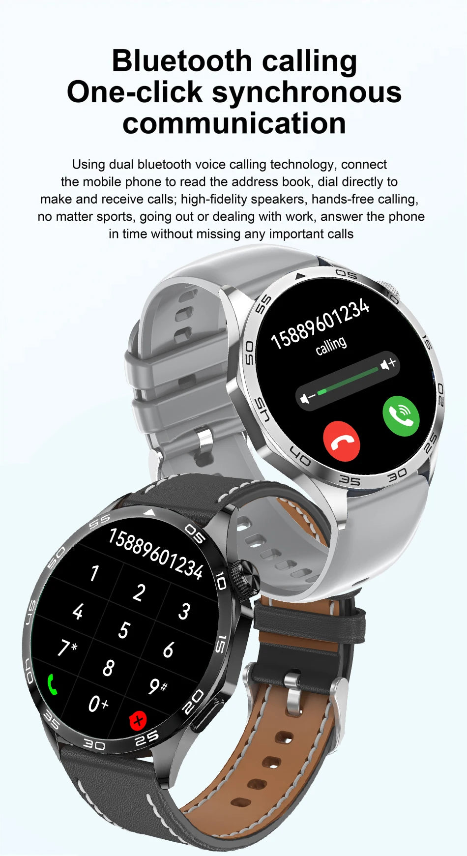 2025 New For Huawei Smart Watch Men Watch 4 Pro+ 1.50 Inch HD Screen Bluetooth Call Health Monitoring Smartwatch New Watch 4