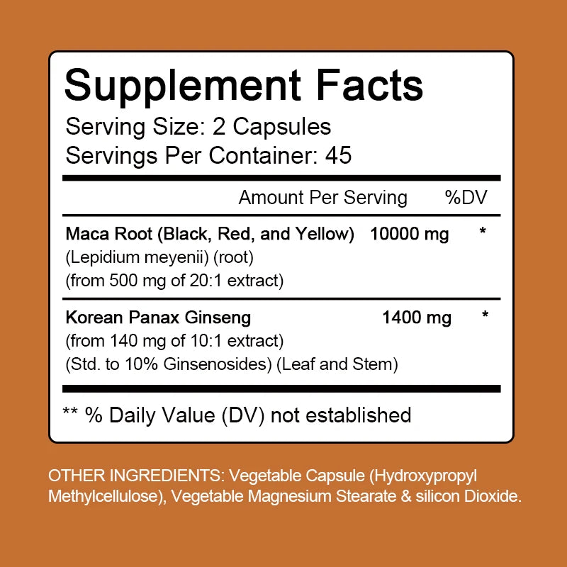 Mulittea Hot Sale 100% Organic Shilajit & Maca Capsules for Male Hormone Balance Energy  Supplement