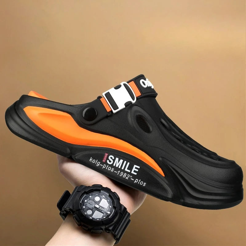 Male Sandals Casual Shoes Outdoor Beach Sandals Women Soft Clogs Garden Bottom Indoor Summer Flip Flops Men Massage Slippers