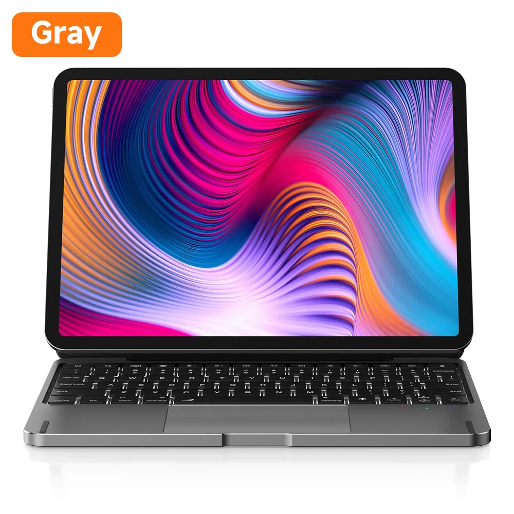 GOOJODOQ Magic Keyboard for  iPad Air 6 11 2024 Air4 Air 5  for iPad Pro 11 Inch 4th/3rd/2nd/1st Gen Full Aluminum Keyboard