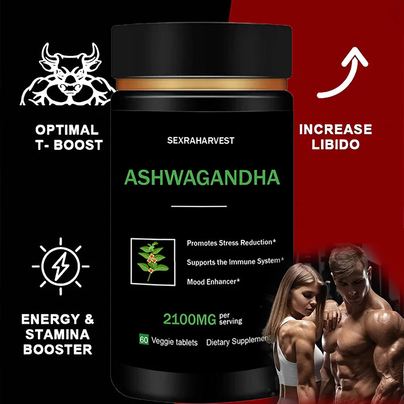 Original Ashwagandha Tablet Pen-is Enlargement Energy Supplement Anti-oxidation,Enhance Immunity,E-rection Capsules for Men