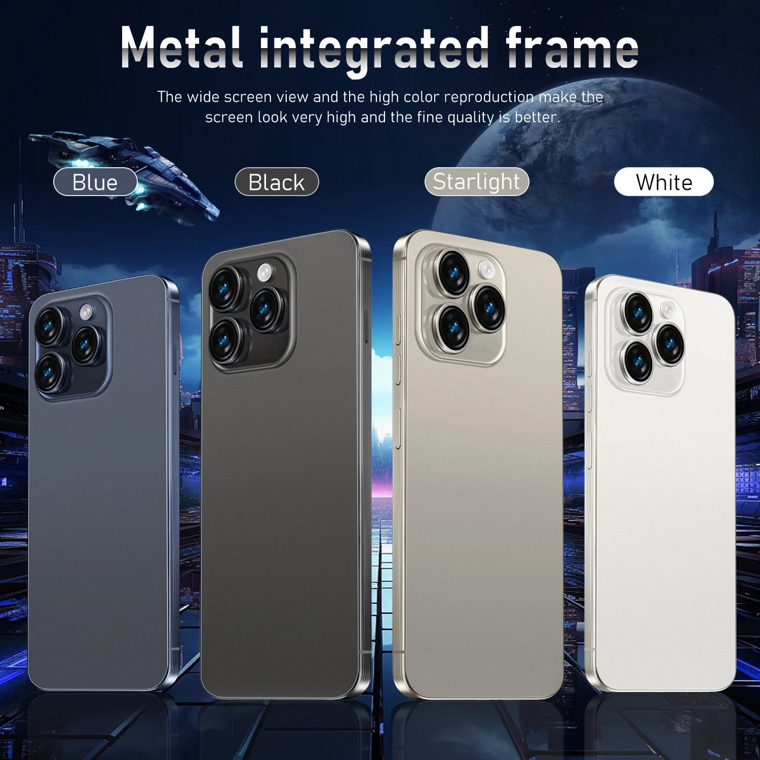 Global Version I16 Pro Max Smartphones Cellphones Android 14,6.8 inch Screen,12+512GB,13+24MP,Mobile phone,6800mAh Phone 5G