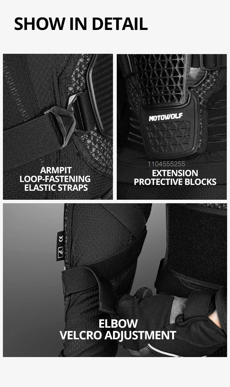 Motorcycle Body Armor CE Approved Women Men's Turtle Motorcycle Jacket Motocross Racing Jacket Motorcyclist Protection Gears