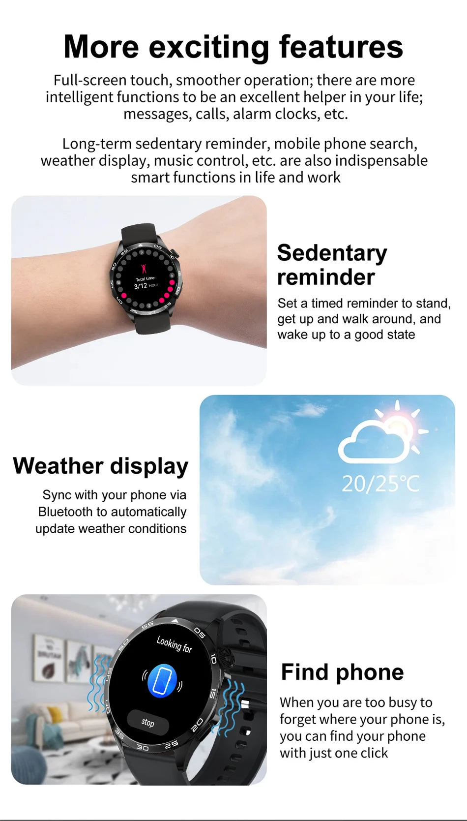 2025 New For Huawei Smart Watch Men Watch 4 Pro+ 1.50 Inch HD Screen Bluetooth Call Health Monitoring Smartwatch New Watch 4