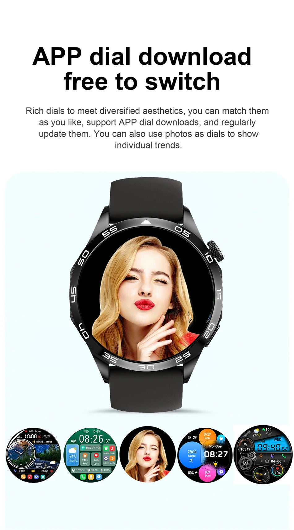 2025 New For Huawei Smart Watch Men Watch 4 Pro+ 1.50 Inch HD Screen Bluetooth Call Health Monitoring Smartwatch New Watch 4