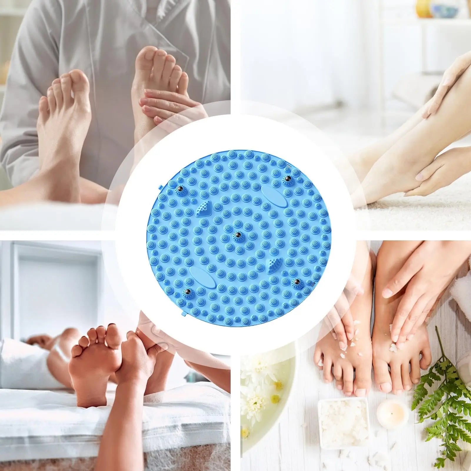 TPE Magnetic Foot Massage Pad Acupressure Yoga Mat Finger Pressure Board Muscle Relaxation Feet Training Tools Acupoint massager
