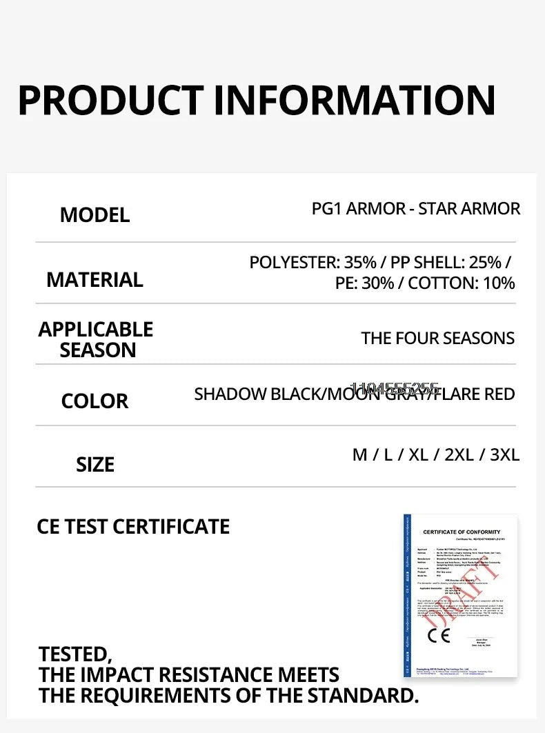 Motorcycle Body Armor CE Approved Women Men's Turtle Motorcycle Jacket Motocross Racing Jacket Motorcyclist Protection Gears