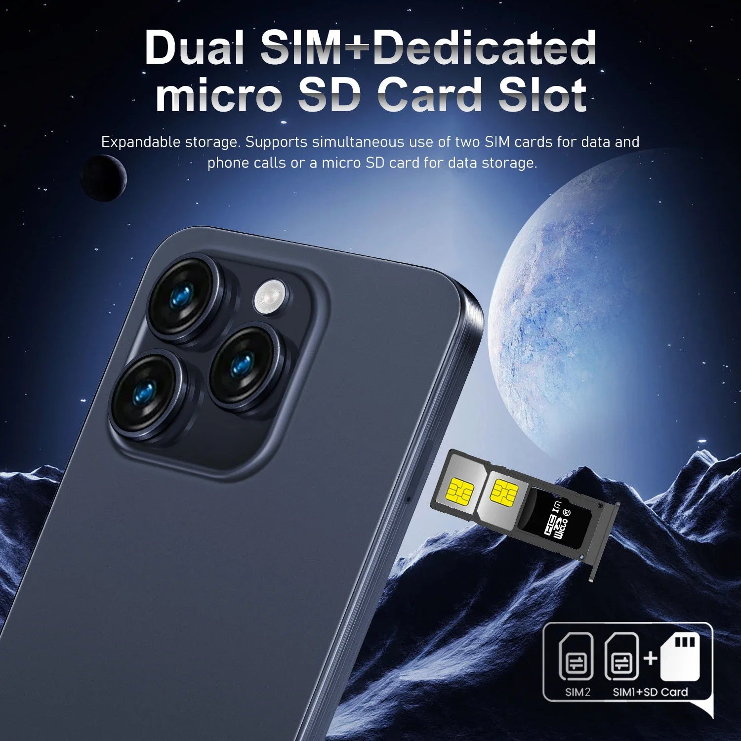 Global Version I16 Pro Max Smartphones Cellphones Android 14,6.8 inch Screen,12+512GB,13+24MP,Mobile phone,6800mAh Phone 5G