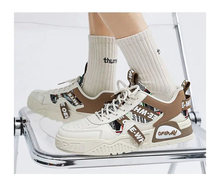 2025 Luxury Men's Vulcanized Shoes Summer Casual Sneaker for Men Outdoor Running Platform Designer Skateboard Tenis Masculino