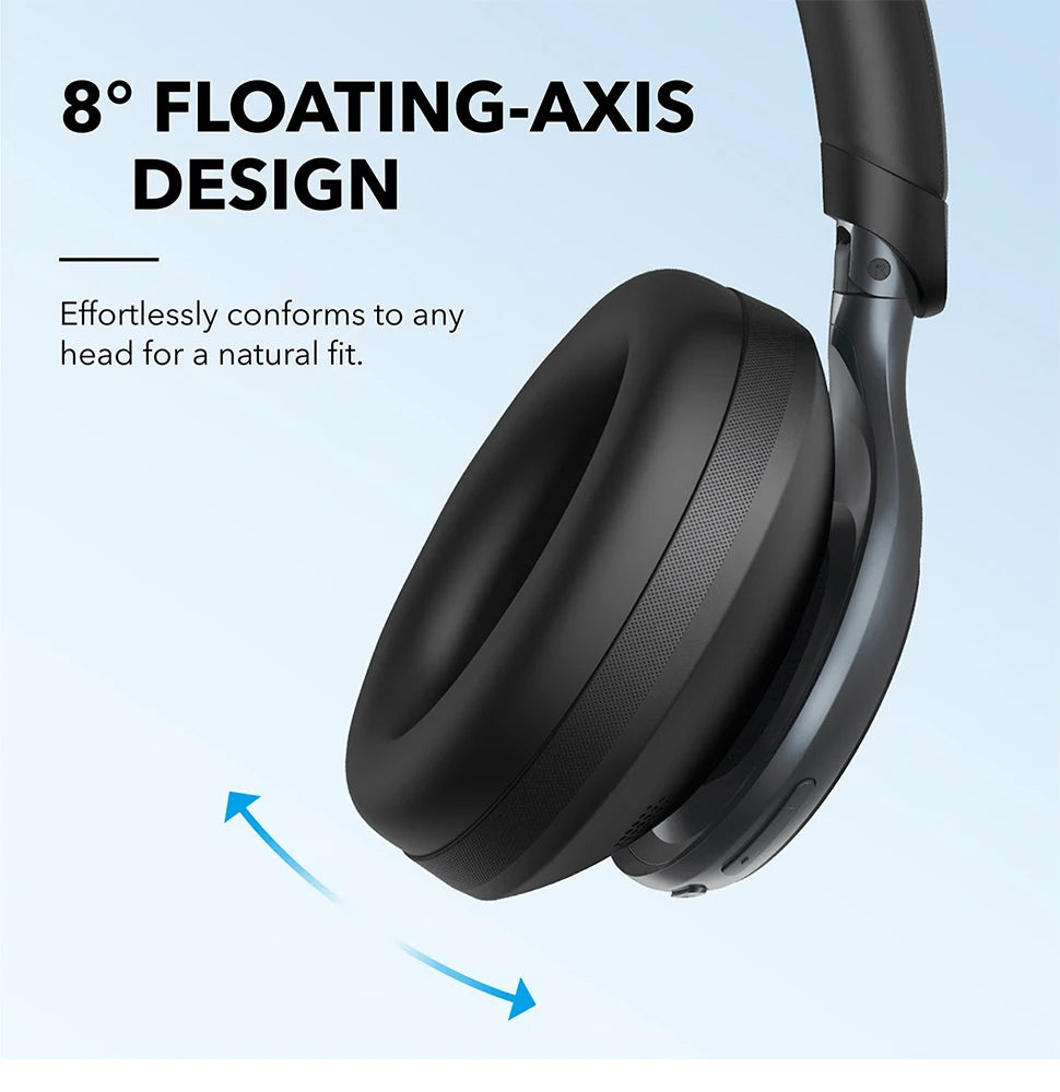 Soundcore by Anker Space One Active Noise Cancelling Headphones Wireless Bluetooth Headphones Wireless Bluetooth Headset