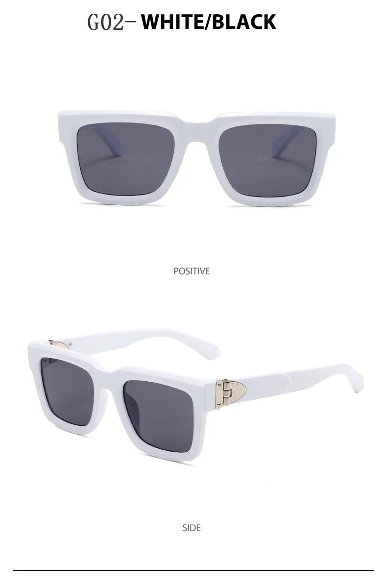 Millionaire Square Sunglass Men Vintage Luxury Sunglasses 2025 Trendy Fashion Glasses Gafas De Sol Hombre Lunette Soleil Femme