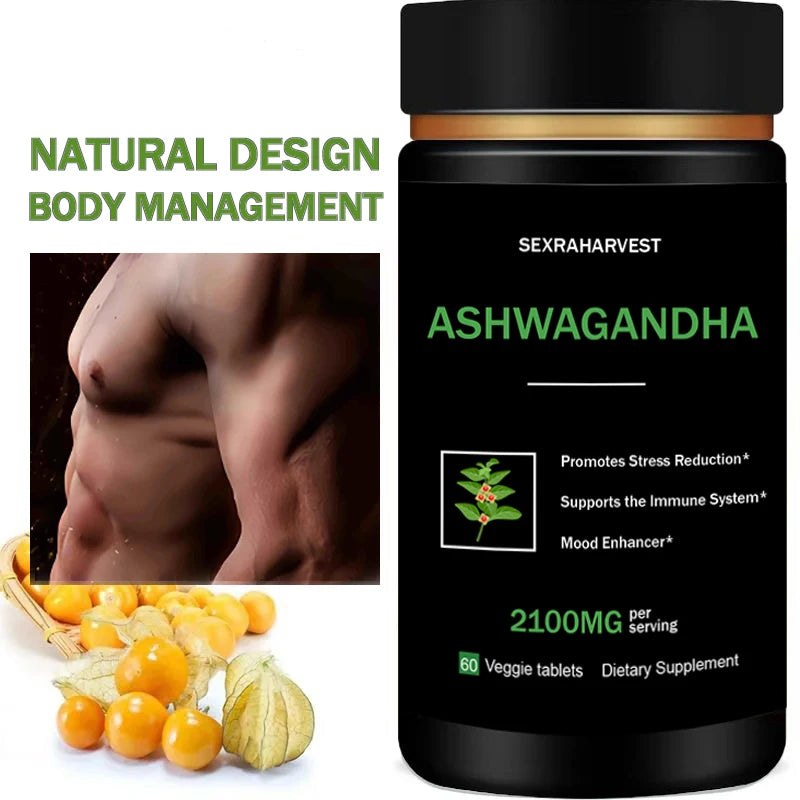 Original Ashwagandha Tablet Pen-is Enlargement Energy Supplement Anti-oxidation,Enhance Immunity,E-rection Capsules for Men