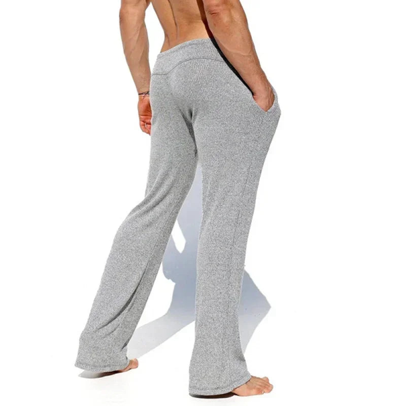 Men's Pants Men Clothing Cargo Pants Men Soft Breathable Tracksuit Pants Simple Solid Color Men's Home Pant Stretch Sweatpants