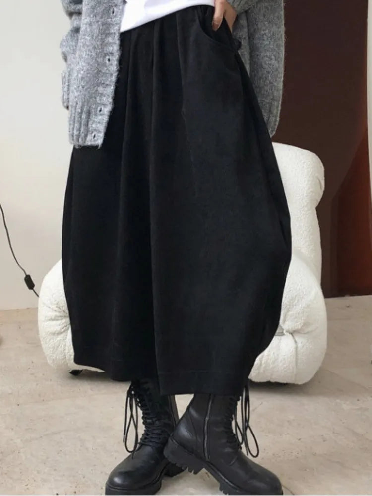 Autumn Harem Long Pant Women Loose Wide Leg Fashion Pleated Ladies Trousers High Waist Casual Woman Pants 2023 Pantalon Mujer