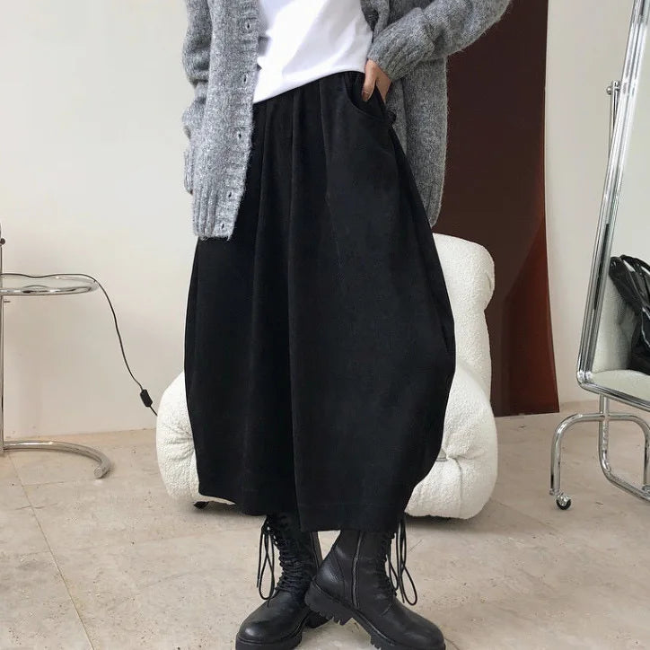 Autumn Harem Long Pant Women Loose Wide Leg Fashion Pleated Ladies Trousers High Waist Casual Woman Pants 2023 Pantalon Mujer