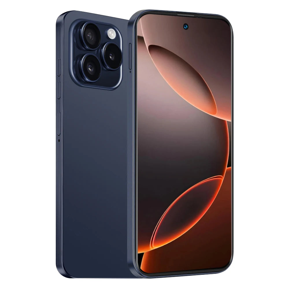 Global Version I16 Pro Max Smartphones Cellphones Android 14,6.8 inch Screen,12+512GB,13+24MP,Mobile phone,6800mAh Phone 5G