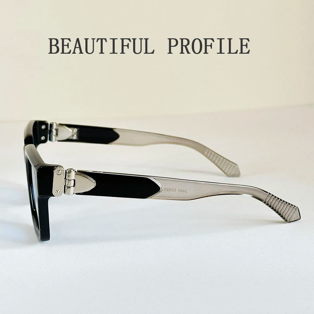 Millionaire Square Sunglass Men Vintage Luxury Sunglasses 2025 Trendy Fashion Glasses Gafas De Sol Hombre Lunette Soleil Femme
